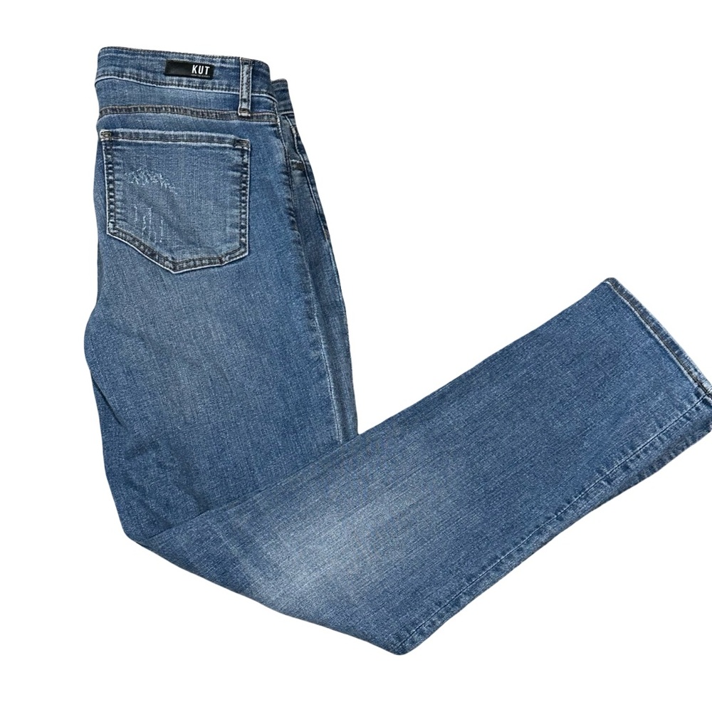 Kut from the Kloth Women’s Straight Leg Jeans in Blue - Picture 3 of 5